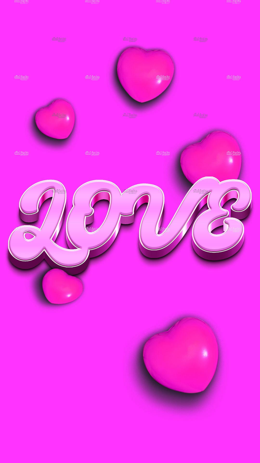 دانلود طرح لایه باز استوری عشق با متن "love"